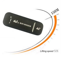 무선 라우터 허브 네트워크 전산 장비 4G LTE 무선 USB 라우터 동글 150Mbps 모뎀 스틱 Sim 카드 WiFi 넷, 옵션_black