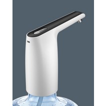 생수정수기 미니냉온정수기 생수통 냉온수 휴대용 정수기 USB 충전식 미니 전기 생수 펌프 휴대용 프레스, 03 black