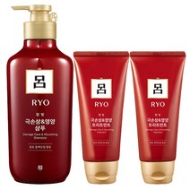 려 NEW 함빛 극손상 & 영양케어 샴푸 550ml + 트리트먼트 180ml x 2개 동백오일함유, 1세트