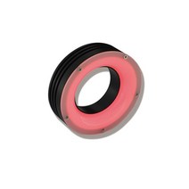 호환가능 플라스틱 병 문자 인식용 LED 머신 비전 링 광원 HXA60D74R2R-24V 모델, 01 WHITE