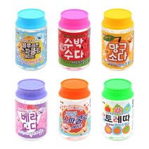 [20개 묶음할인]1000 톡 쏘는 캔치즈젤리 슬라임 액체괴물 촉감놀이 OHAP-17866 수제슬라임, 단품(랜덤)