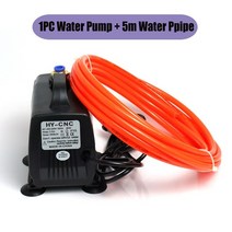 해수 지하수 펌프 워터 조각 공작 기계 냉각 라우터 스핀들 모터, 파이프가 있는 검은색 펌프, 에게