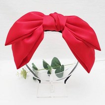무이토린다 블레어 고급새틴 왕리본 헤어밴드 9color