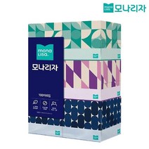 땡큐온 모나리자 각티슈 미용티슈 천연펄프 100매 6입 x1개, 단품