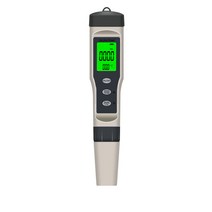 세균측정기 휴대용 수질 식수 테스트 펜 박테리아측정, 밝은녹색(백라이트)EC/PH/온도3-in-1