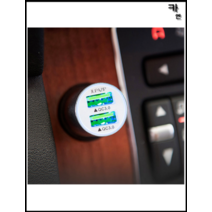 주파집 퀵차지3.0 듀얼 차량용 충전기, 퀵차지3.0블랙