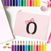 드로잉 일러스트 케이스 보관 교사 선물 개인 연필 케이스 초급 펜 가방 파우치 화장품 학교 사무실 문구, 24 W18307-TBPK-D