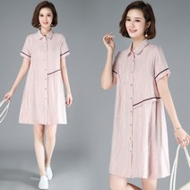 여성 원피스 3040 여름 날씬 캐쥬얼 맘룩-66331