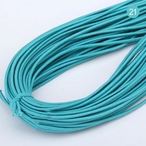 Meetee 45meters 2mm 라운드 탄성 로프 두꺼운 고무 밴드 DIY 만들기 야외 프로젝트 텐트 카약 보트 봉제 의류 액세서리, 21
