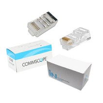 RJ45 커넥터 CAT5E CAT6 8P8C 잭 100개 랜선 제작커넥터 플러그 UTP STP 기가비트 네트워크 LAN툴 랜공사 랜작업용, 02.LSN-CAT5E-STPC