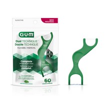 GUM 검 듀얼 테크닉 프로서 민트 821(60개입), 2개