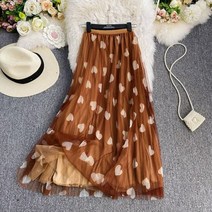 여자 스커트 캉캉 플레어 A라인 치마 주름 플리츠 봄옷 풍성한 핀턱