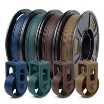 ISANMATE 탄소 섬유 필라멘트 3D 프린터 1.75mm PLA 플라 고정밀 / 0.02mm 카본 블랙 대부분의 프린터용 1KG 스풀 USA 미국, Blue, Army Green, Coffee, Brow