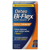 무배 Osteo Bi Flex 글루코사민 콘드로이친 비타민 C 조인트서포트 이뮨 글루텐프리 120 정, 120 Count