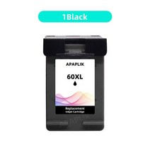 APAPLIK HP 60 HP 60XL 60 XL CC641WN CC644WN 용 C4680 D2680 D1660 D2530 F2430 F4210, 중국, 1 PC 블랙