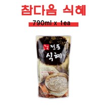 파낙스 참다음 전통식혜 790ml x 1 낱개포장 찜질방 음료 원액 베이스, 790ml 1개입