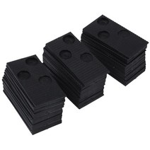 at14 합판마루 설치키트 스페이서 30개 태핑블럭 풀바 망치가 포함된 나무마루 설치키트, 검은색