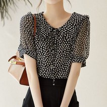 키첼 렌털 카라 블라우스