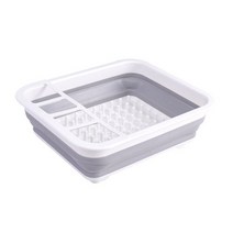 곶감걸이 감 꽂이 고정핀 감말랭이 건조기 접이식 주방 접시 랙 배수 바구니 과일 세척, 회색