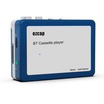 휴대용 카세트 플레이어 워크맨 마이마이 오디오 라디오 EZCAP 215 휴대용 BT 카세트 플레이어 4.2 테이프, 한개옵션0
