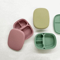 떼아오 스튜디오 국산 실리콘 마카롱 도시락통, 민트