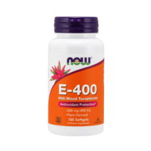 나우푸드 내추럴 E-400 토코페롤 포함 소프트젤 글루텐 프리, 100개입, 1개