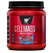 BSN CELLMASS 2.0 BCAA Creatine & Glutamine 셀매스 크레아틴 글루타민 블루 레이즈맛 (1.09lb)495g, 1개