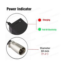 16S 60V 전기 자전거스쿠터오토바이 범용 고속 충전기용 67.2V 3A 리튬 배터리 충전기, 미국, 3-Pin XLR