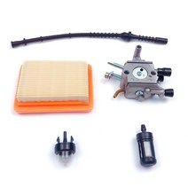 Stihl FS400 FS450 FS480 스트링 트리머 브러시 커터 용 기화기 키트 연료 라인 필터 프라이머 전구 액세