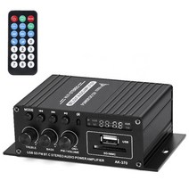 AK370 12V Hifi Power Amplifier Stereo Home Car BASS Audio Amp Speaker Class D Sound Accessories, 01 AK370