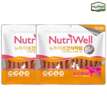 [뉴트리웰] [펫 파라다이스]소고기 통갈비 강아지 간식 320g, 2개