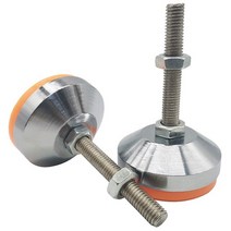 2PCS Heavy Duty Leveling Screw Leg 4 Inch Adjustable Feet Leveler Foot For Furniture Mechanical Equi, 01 주황색