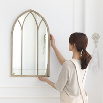 미스모네 프렌치 엔틱 인테리어 디자인 아치 수입 창 벽거울, 상세정보참조