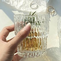 DFMEI 망치무늬 우무 유리잔 엠보 빈티지 티컵 커피잔입니다, 워터커튼 컵[작은 사이즈]