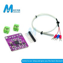 온도센서 모듈MAX31865 PT100 to RTD-to-Digital 컨버터 보드 온도 열전쌍 센서 증폭기 모듈 Arduino 용 3., 02 MAX31865  PT100