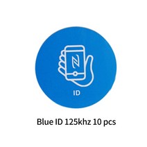 rfid복사기 태그 방수 스마트 RFID 스티커 칩 배지 방지 레이블 ID/IC 근접 카드 NFC 복사기 모바일 케이스 부착 10 개입, [02] 125KHz ID 10pcs