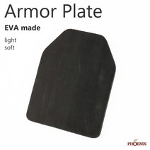 방탄조끼 경호원 방패 방탄 플레이트 모델 EVA 소재 블랙 NERF 불 물 폭탄 훈련 방범조끼 경호장비 경량 자켓 보안용 군용, 1. 블랙 두 조각