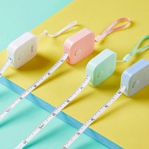 DELI 델리 휴대용 미니 줄자 피팅 센치 인치줄자, 핑크(79652)