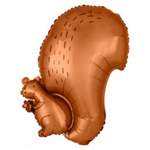 올매 은박풍선 주니어쉐잎 다람쥐 다람쥐 다람쥐모형 동물풍선 호일풍선 생일파티 생일용품, 주니어쉐잎 은박풍선 다람쥐