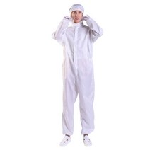 제전복 원피스 방진복 무진복 정전기 방지 클린복 10P, (네이비블루) S-6XL  10P