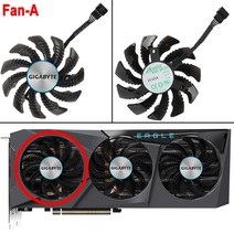 기가 바이트 Radeon RX 6600 6700 XT GeForce RTX 3070 Ti EAGLE 그래픽 비디오 카드 냉각 팬용 새로운 78MM 쿨러 팬 교체, 01 Fan - A