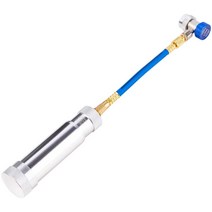 에어컨 컴프레셔 냉동오일 주입기 누출 감지 형광제 가정용 충전기 압력 매니폴드 게이지, 오일 필러