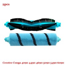 여과포 공조기 필터 Cecotec Conga 4090 로봇 진공 청소기 부품 메인 사이드 브러시 Hepa 필터 걸레 천 액, 18 Set-18