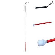 네발 노인 의료용 125cm 흰색 머리 각도 360 회전 휠 블라인드 가이드 지팡이 두꺼운 알루미늄 합금 접이식, 01 As show
