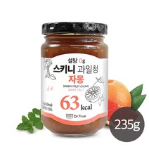 닥터트루 설탕영그램 스키니 스테비아 과일청 자몽 무설탕 235g, 단품