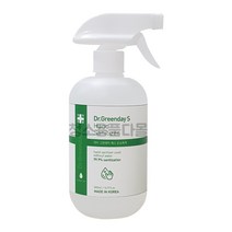 의약외품 식약처 인증 허가 FDA 승인 닥터 그린데이 손소독제 에탄올 70% 100ml 500ml 1000ml 1L 뿌리는 살균 소독 스프레이