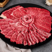 까박 투쁠 한우 모듬 1++ 구이용 한우한판, 한우모듬한판 800g (꽃등심+특수), 1개