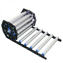 대화콘베어 DRAL-450 ALL알루미늄 롤러카페트 롤러폭45cm 길이1m 롤러10개, 1개