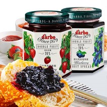 darbo 잼 딸기 블루베리 과육 70% 함유 200g x 2병 유럽 오스트리아 유명 잼 라즈베리 체리쨈, 딸기+블루베리