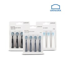 락앤락 음파 전동칫솔 리필모 4개입/ 리필모 / ENR526, 락앤락 음파 전동칫솔 리필모4개입, 네이비[ENR526NVY]